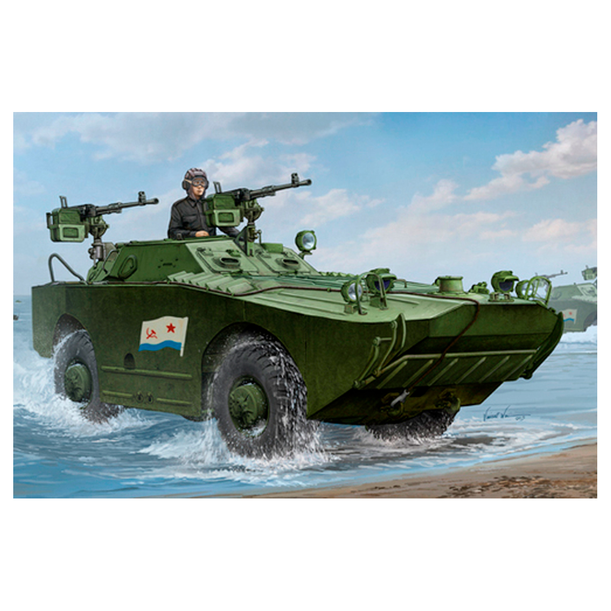 ak-interactive-russian-brdm-1-1-35-kit-veicolo-militare-blindato-da-costruire-e- image 1