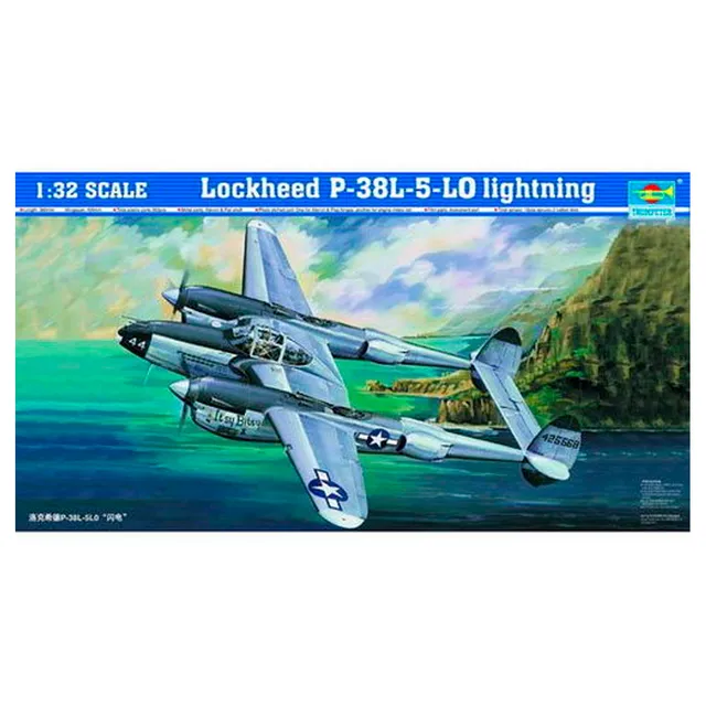 ak-interactive-1-32-lockheed-p-38-l-5-lo-lightning-kit-modello-aereo image 1