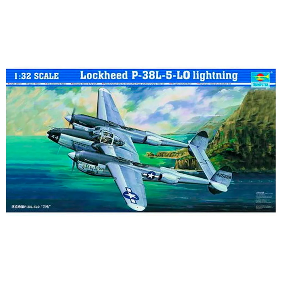 ak-interactive-lockheed-p-38-l-5-lo-lightning-1-32-kit-modello-aeronautico image 1