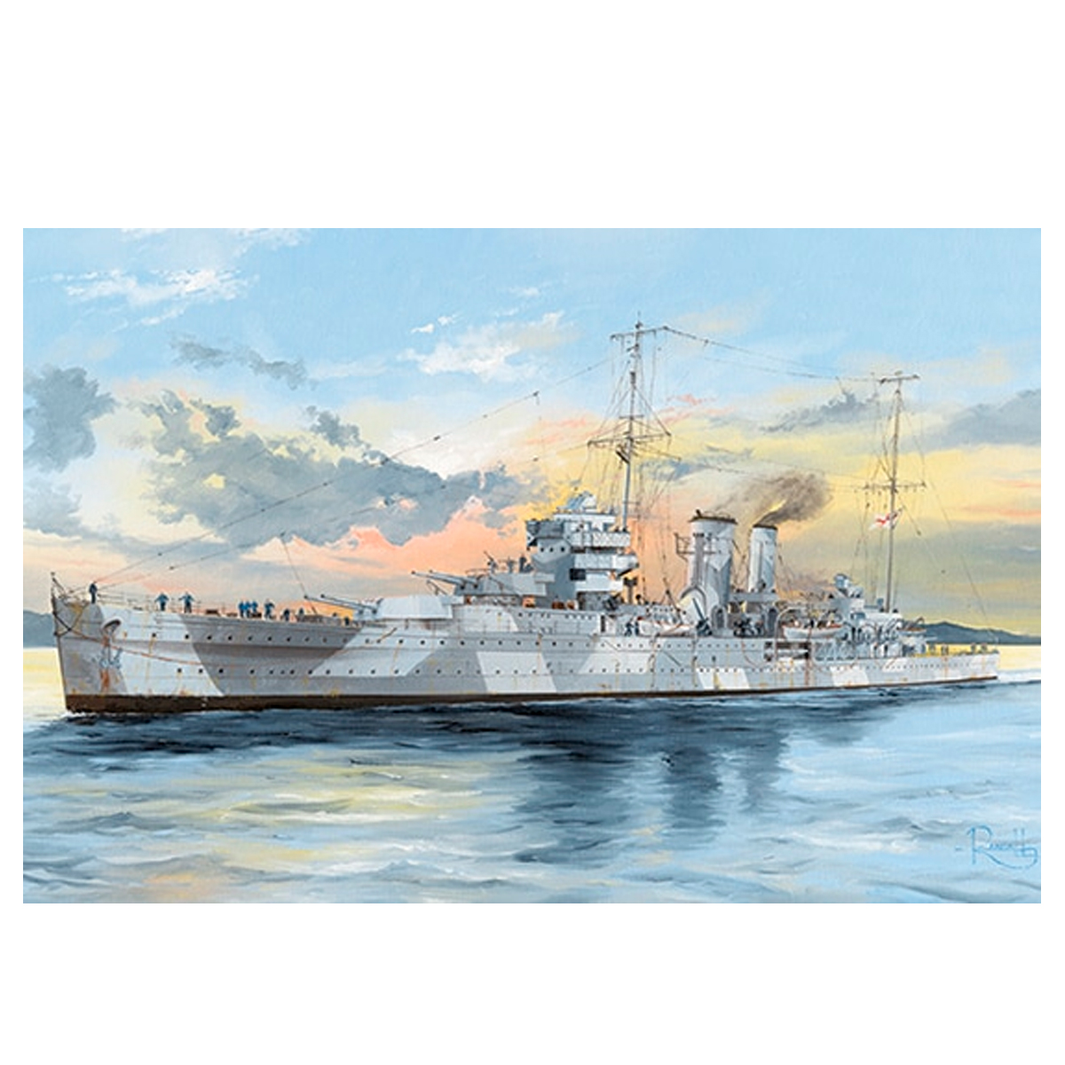 ak-interactive-1-350-hms-york-kit-nave-da-guerra-britannica-in-scala-da-costruir image 1