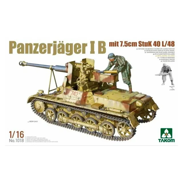 ak-interactive-panzerj-ger-ib-mit-7-5cm-stuk-40-l-48-scala-1-16 image 1