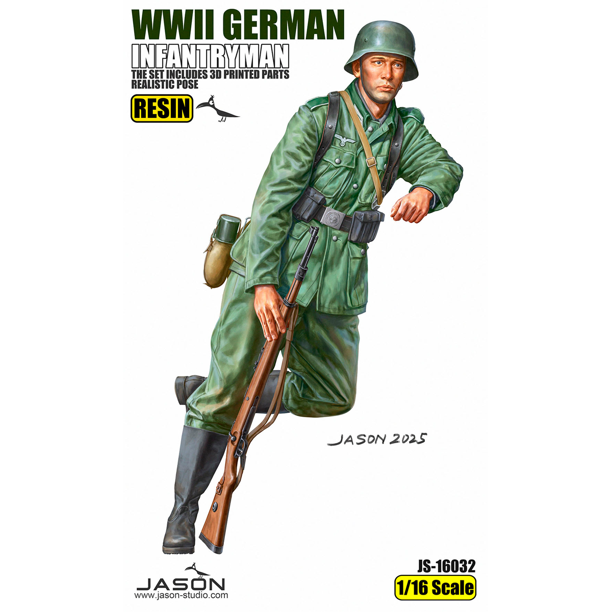 ak-interactive-fante-tedesco-wwii-figura-in-scala-1-16 image 1