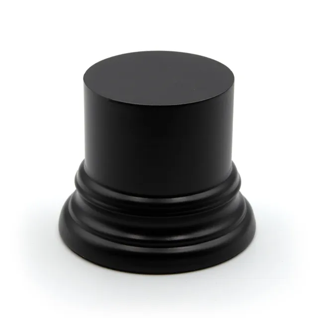 ak-interactive-base-redonda-de-madera-negra-5-cm-de-alto-x-4-5-cm-de-di-metro image 1