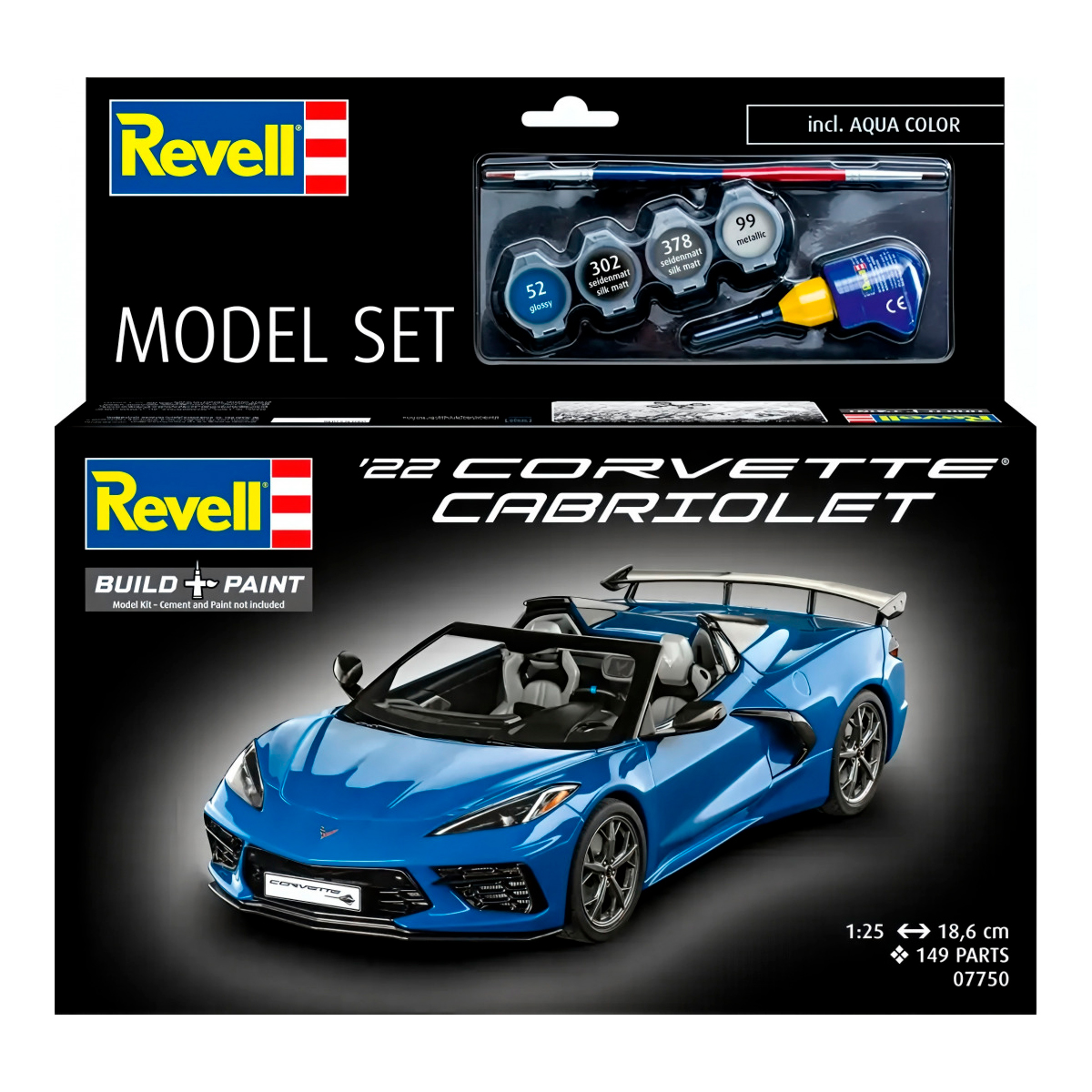 ak-interactive-1-25-corvette-c8-model-set-kit-auto-da-costruire-e-dipingere image 1