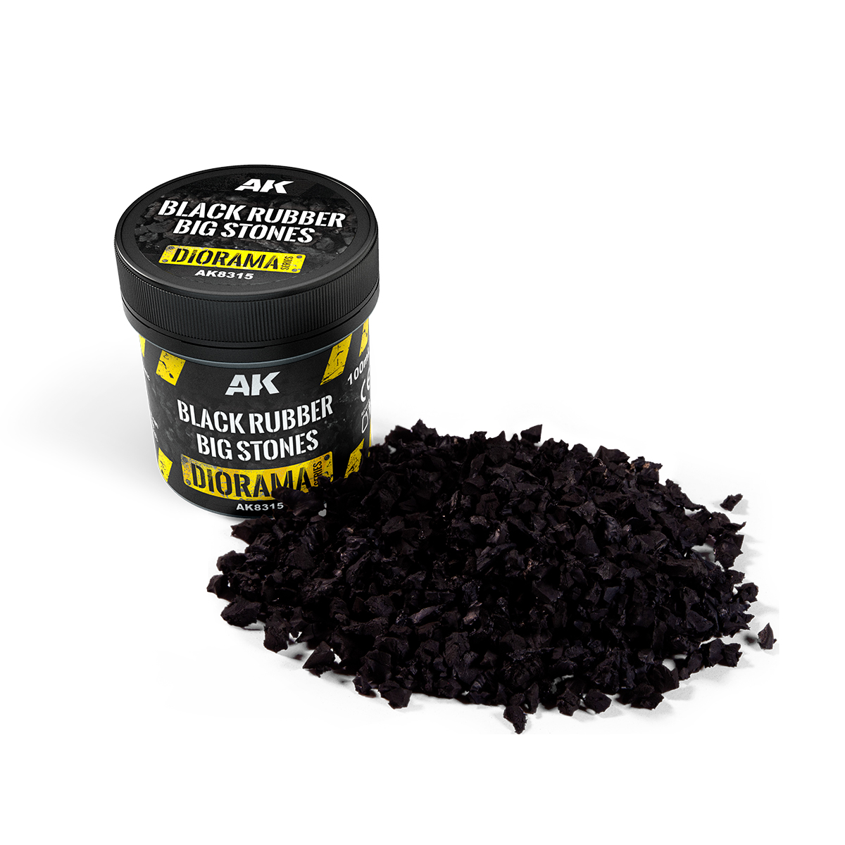 ak-interactive-black-rubber-big-stones-pietre-grandi-in-gomma-nera-per-diorami image 1