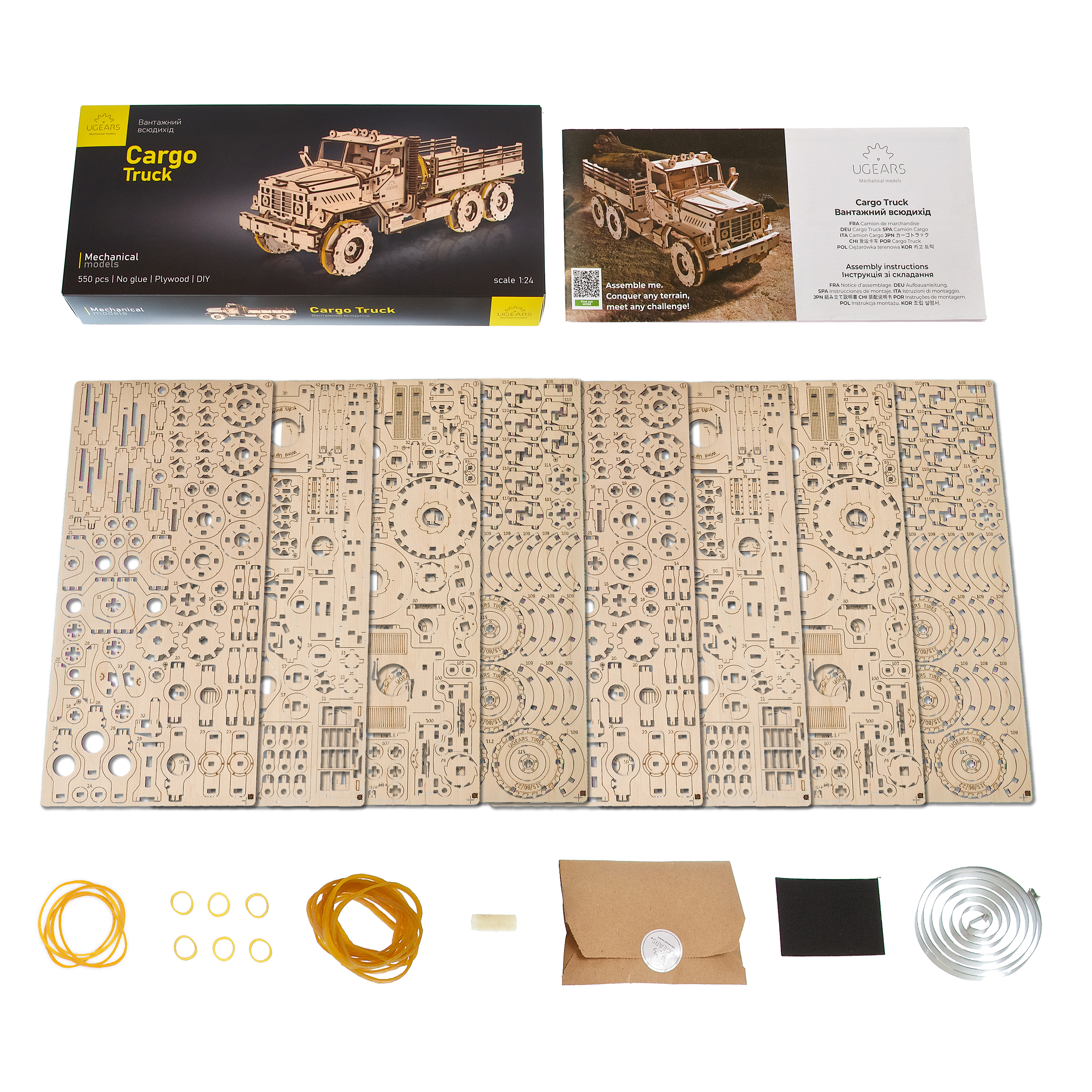ugears-cargo-truck-camion-6x6-meccanico-in-legno-3d-avanzato image 6