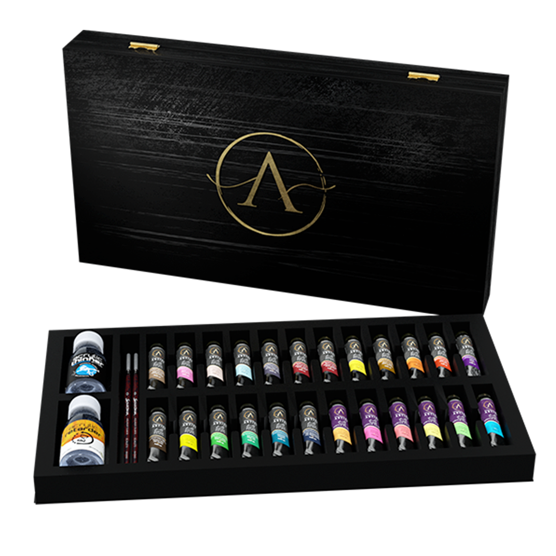 scale75-scalecolor-artist-small-luxury-wooden-box-set-colori-acrilici-premium-in image 1
