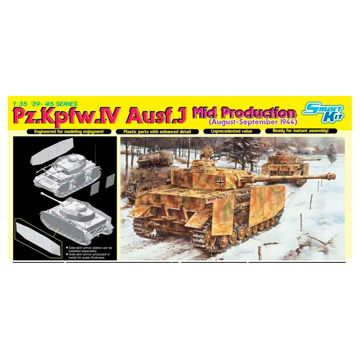 ak-interactive-1-35-panzer-iv-ausf-j-mid-production-smart-kit-kit-modellismo-car image 1