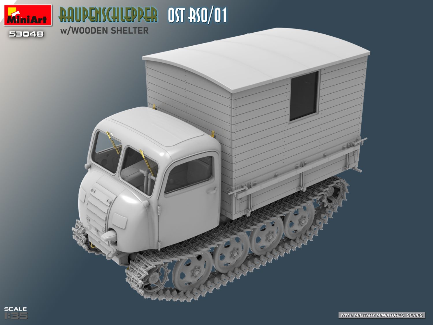 ak-interactive-1-35-raupenschlepper-ost-rso-01-con-ricovero-in-legno image 6