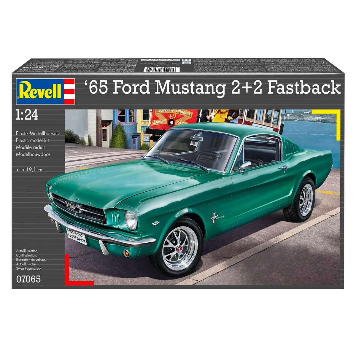 ak-interactive-1-24-65-ford-mustang-2-2-fastback-kit-di-modellismo image 1