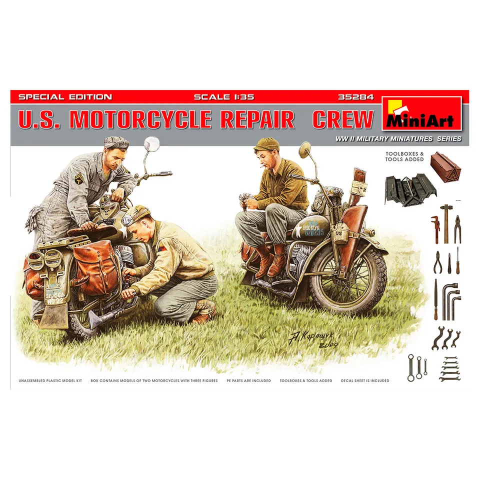 ak-interactive-1-35-u-s-motorcycle-repair-crew-special-edition-kit-figure-modell-2 image 1