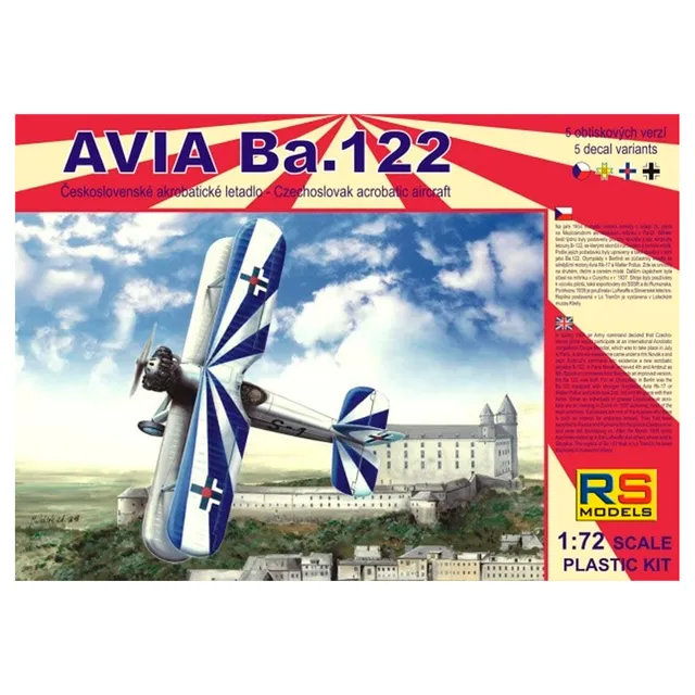 ak-interactive-avia-ba-122-1-72-kit-modellismo-aereo-acrobatico-cecoslovacco image 1