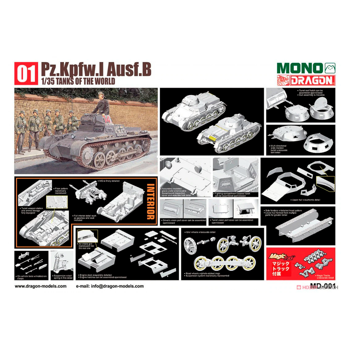 ak-interactive-pz-kpfw-i-ausf-b-1-35-kit-carro-armato-tedesco image 2