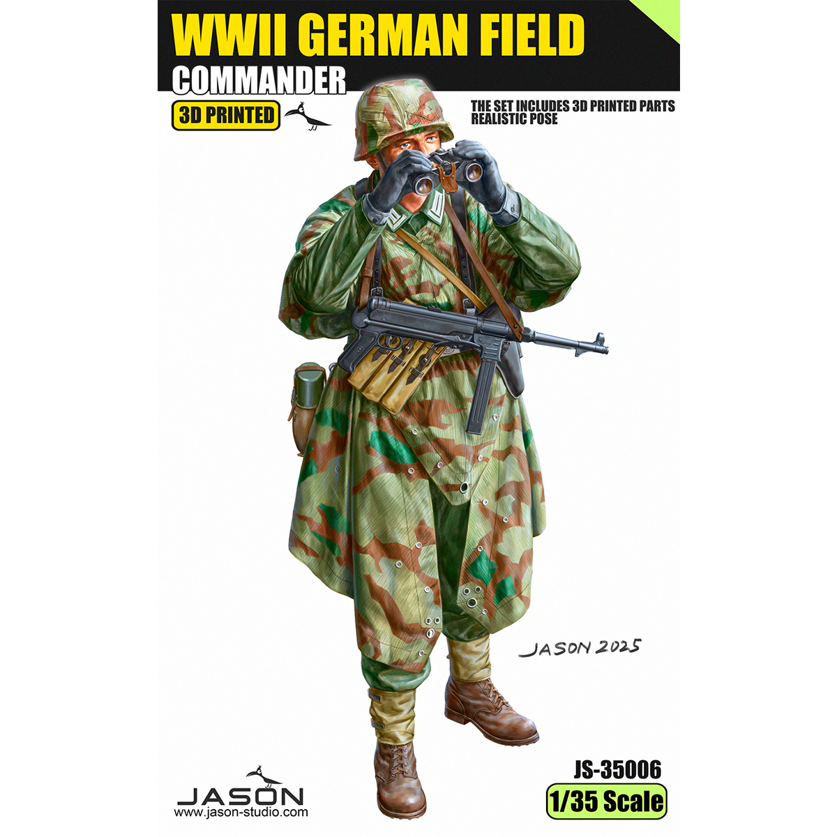 ak-interactive-1-35-wwii-german-field-commander image 1