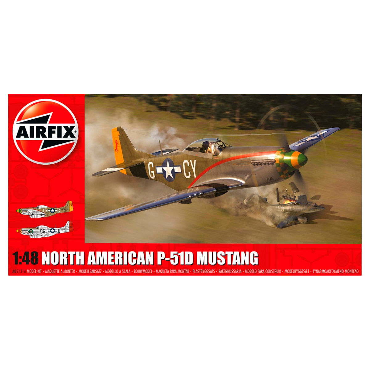 ak-interactive-north-american-p-51d-mustang-in-scala-1-48-kit-di-modellismo image 1