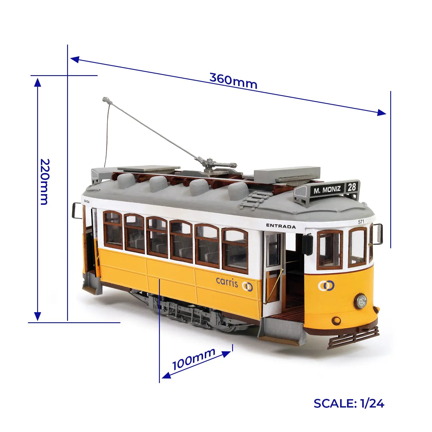 occre-lisboa-tram-storico-kit-di-modellismo image 2