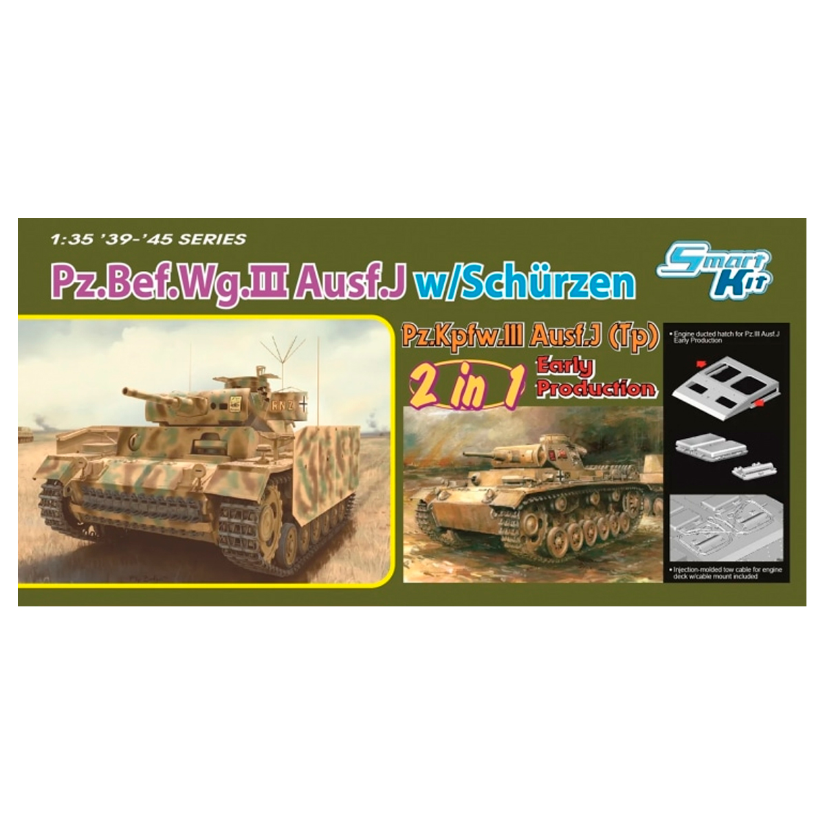 ak-interactive-1-35-pz-bef-wg-iii-ausf-j-pz-iii-ausf-j-tp-early-production-2-in- image 1