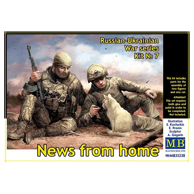 ak-interactive-russian-ukrainian-war-series-kit-7-news-from-home-1-35 image 1