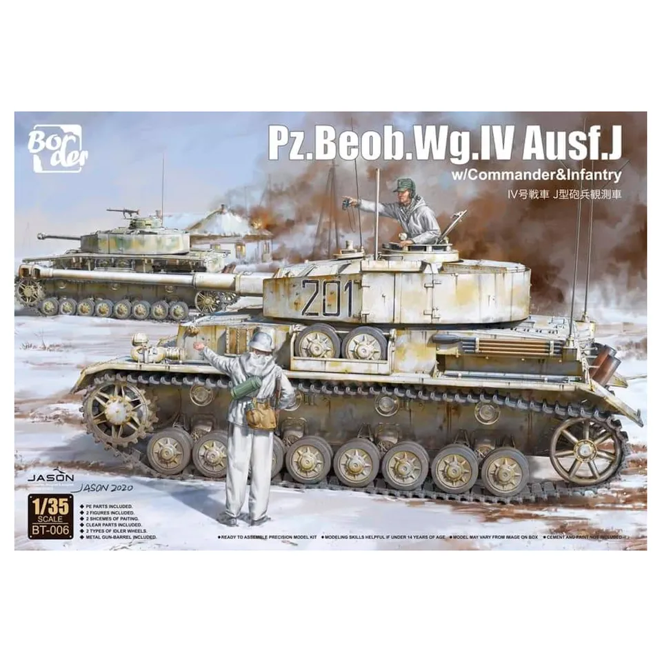 ak-interactive-1-35-pz-beob-wg-iv-ausf-j-con-comandante-e-fanteria-kit-modellism image 1