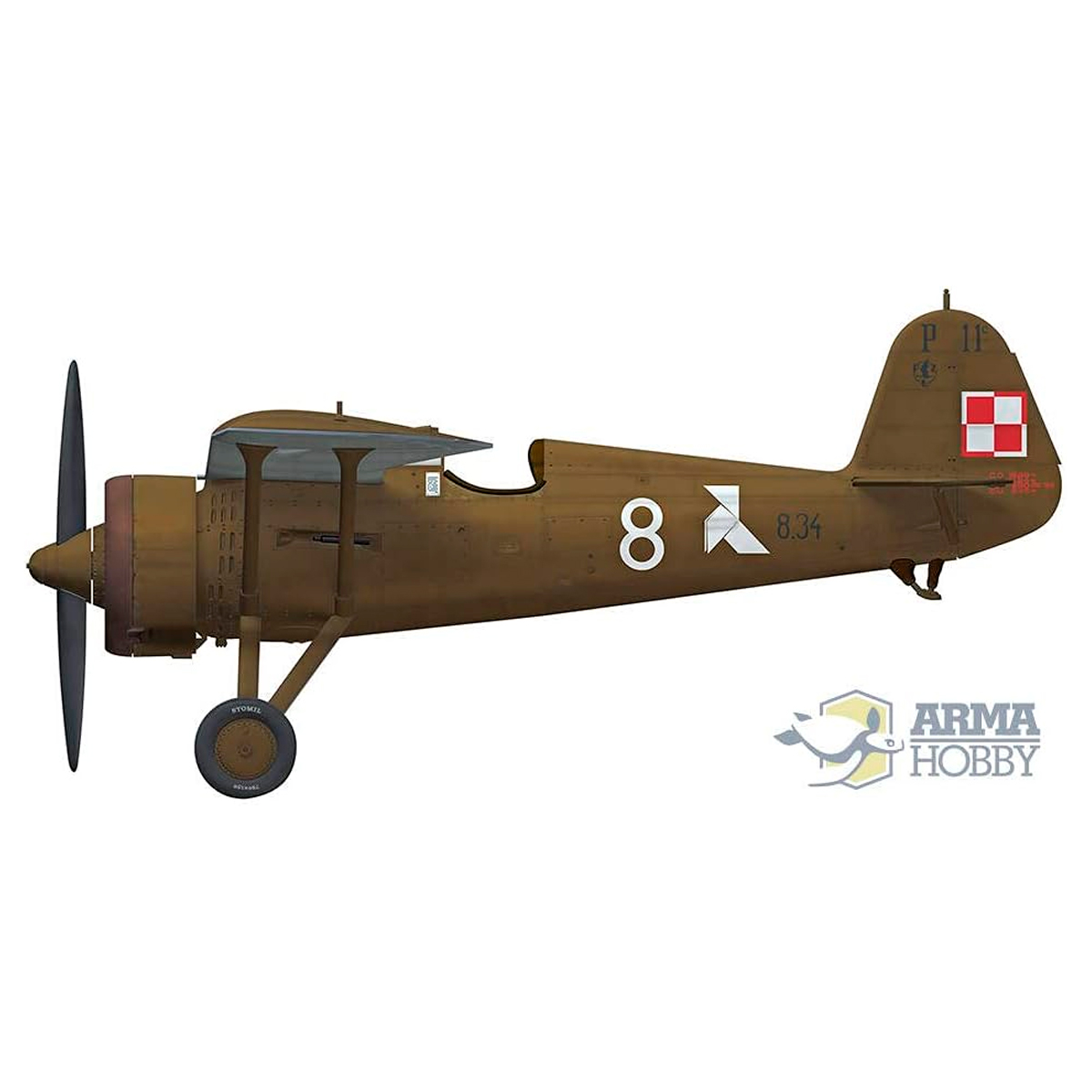 ak-interactive-1-48-pzl-p-11c-kit-modellismo-aereo-polacco-scala-1-48-2 image 3