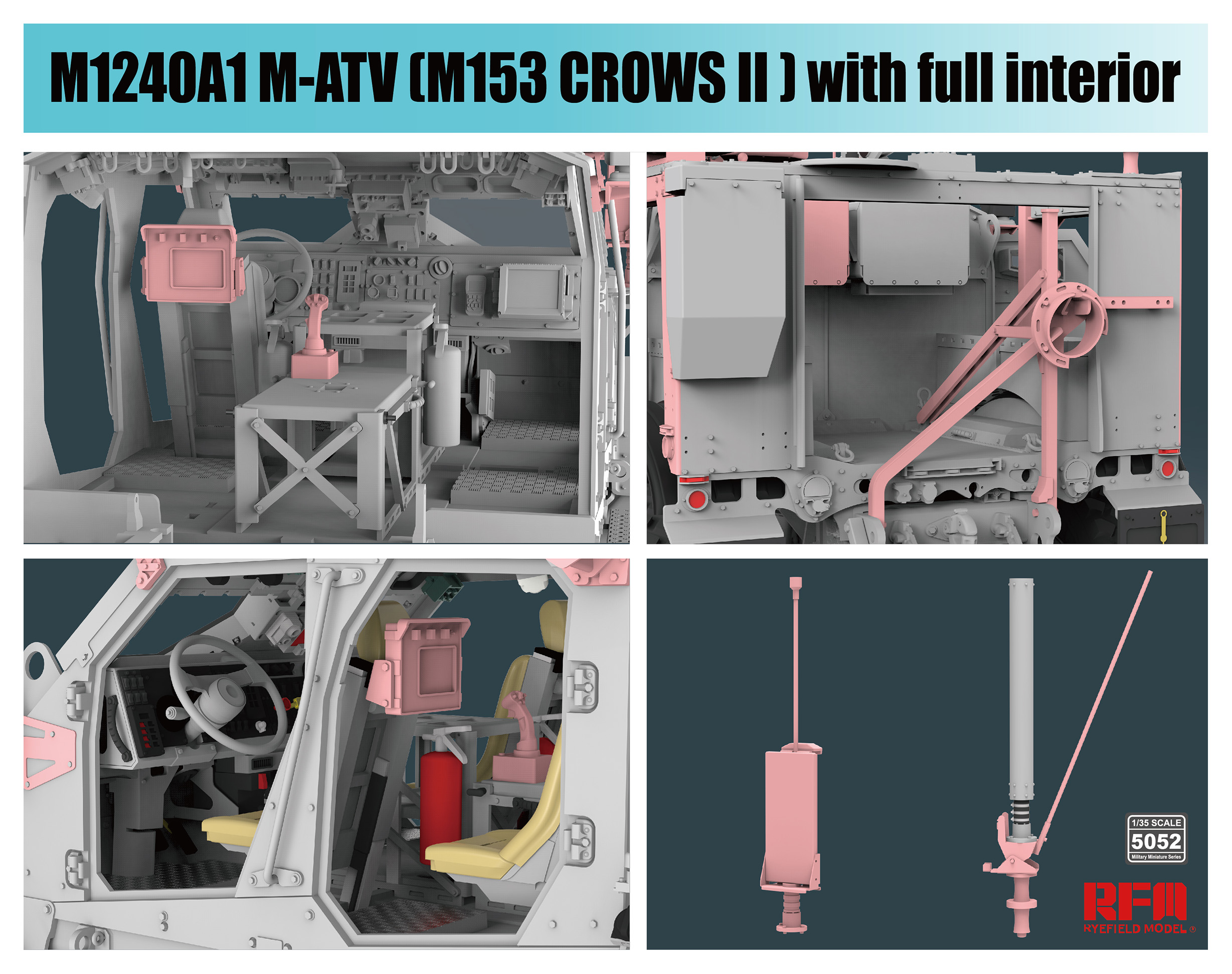 ak-interactive-m1240a1-m-atv-m153-crows-ii-1-35-kit-modellismo-militare image 4