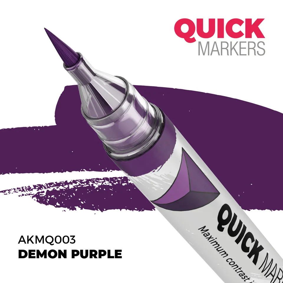 ak-interactive-pennarello-quick-marker-morado-demonio image 1