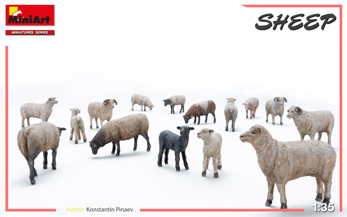 ak-interactive-1-35-sheep-set-di-pecore-in-scala-1-35 image 2
