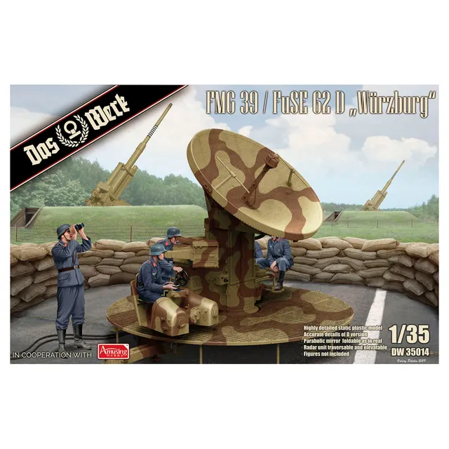 ak-interactive-fmg-39-fuse-62-d-w-rzburg-1-35-kit-radar-tedesco-da-costruire image 1