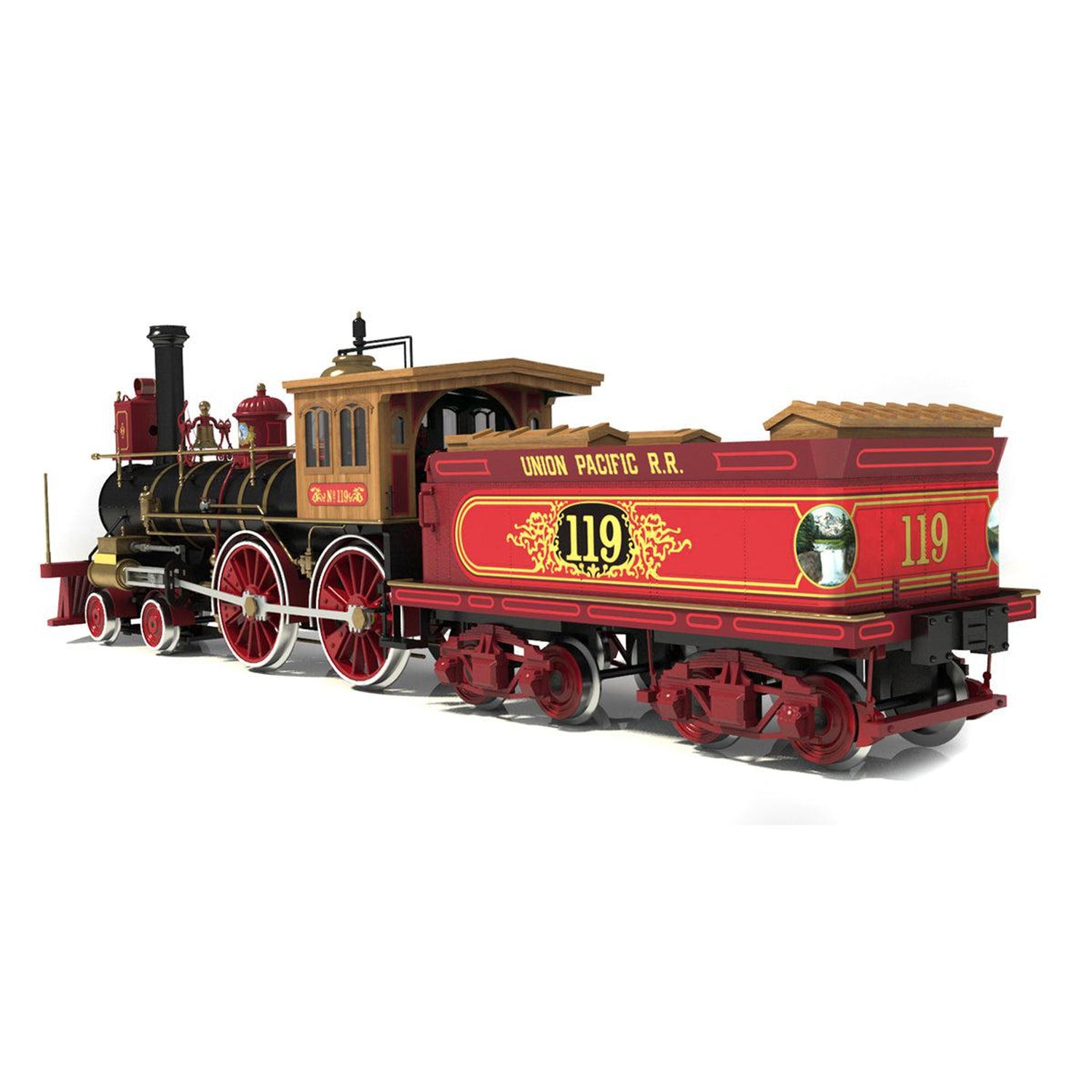 occre-rogers-119-locomotiva-4-4-0-american-kit-modellismo-ferroviario image 4