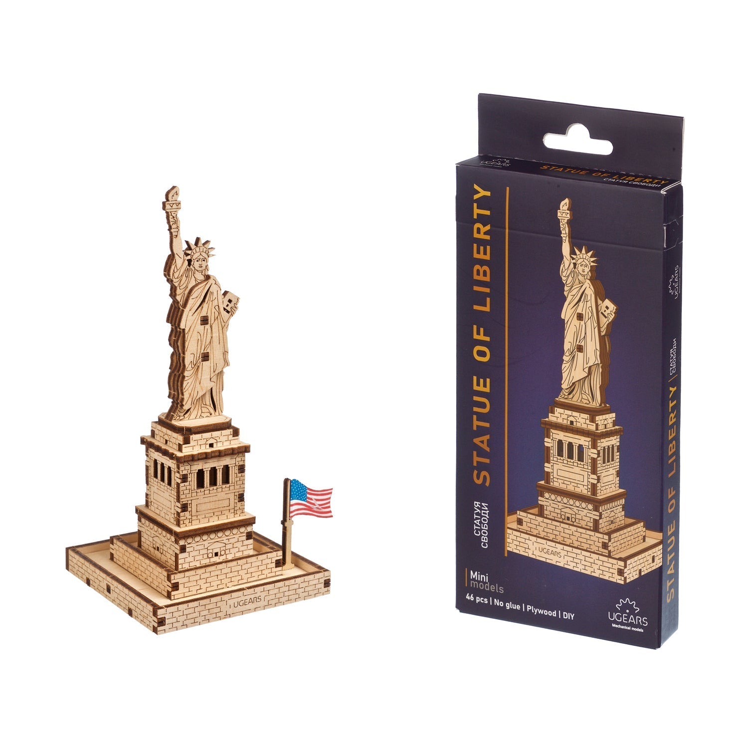 ugears-statua-della-libert-kit-di-modellismo-meccanico-in-legno image 5