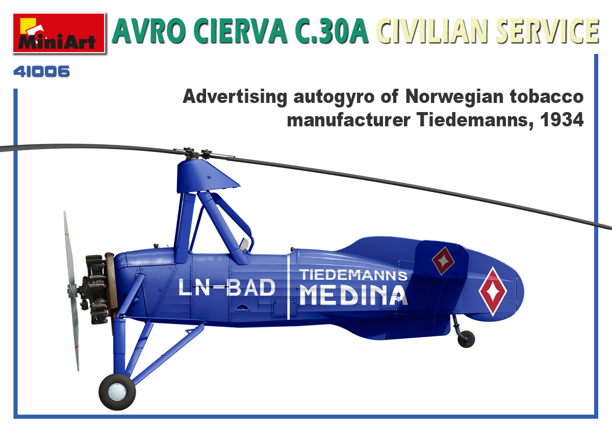 ak-interactive-1-35-avro-cierva-c-30a-civilian-service-kit-autogiro-da-montare image 8