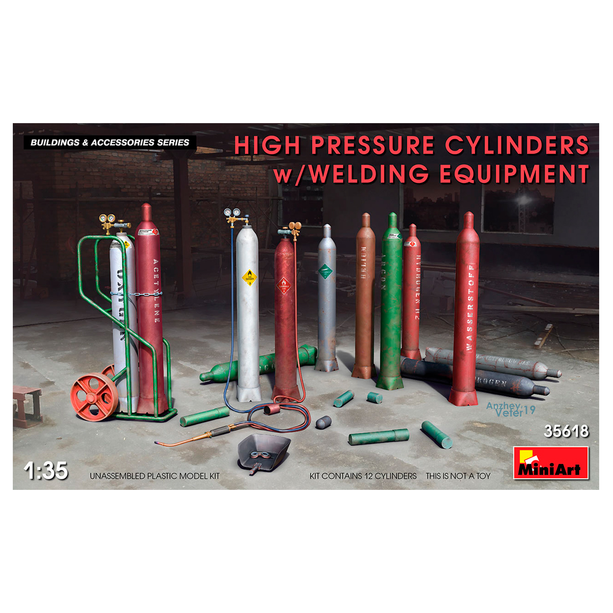 ak-interactive-1-35-high-pressure-cylinders-with-welding-equipment-accessori-dio image 1