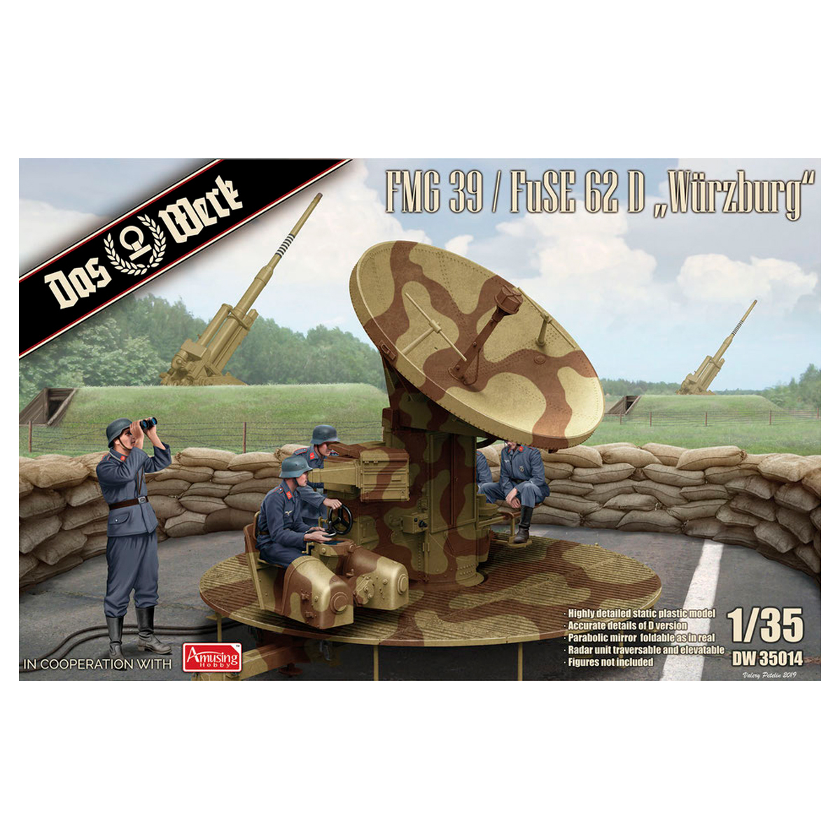ak-interactive-fmg-39-fuse-62-d-w-rzburg-1-35-kit-radar-tedesco-da-costruire image 1