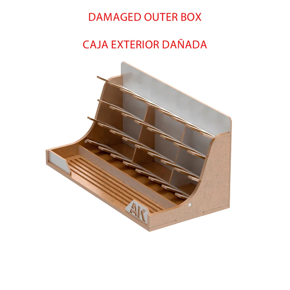 ak-interactive-modular-organizer-per-boccette-da-35-ml-scatola-esterna-danneggia image 1