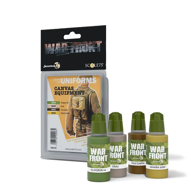 scale75-warfront-canvas-equipment-set-4-colori-acrilici-per-equipaggiamento-tela image 1