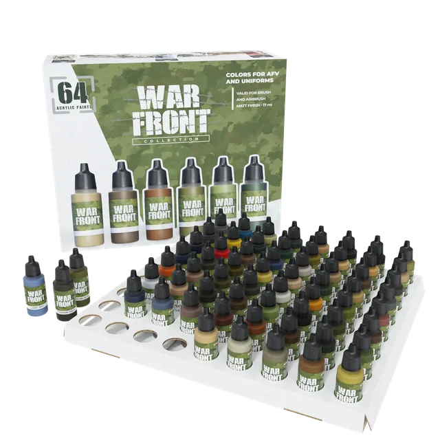 scale75-warfront-collection-64x17ml-set-completo-colori-militari image 1