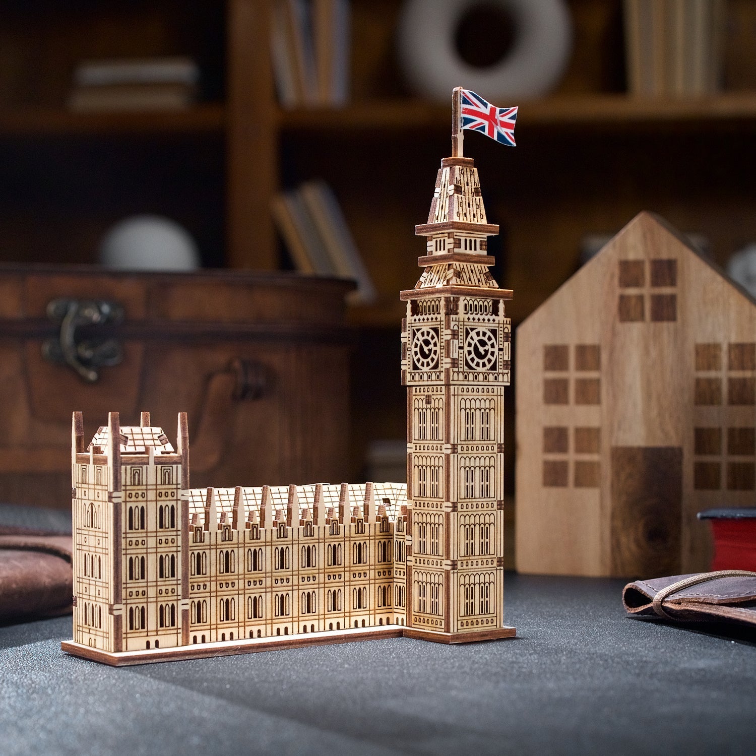 ugears-big-ben-kit-di-modellismo-in-legno-serie-easy-gears image 7