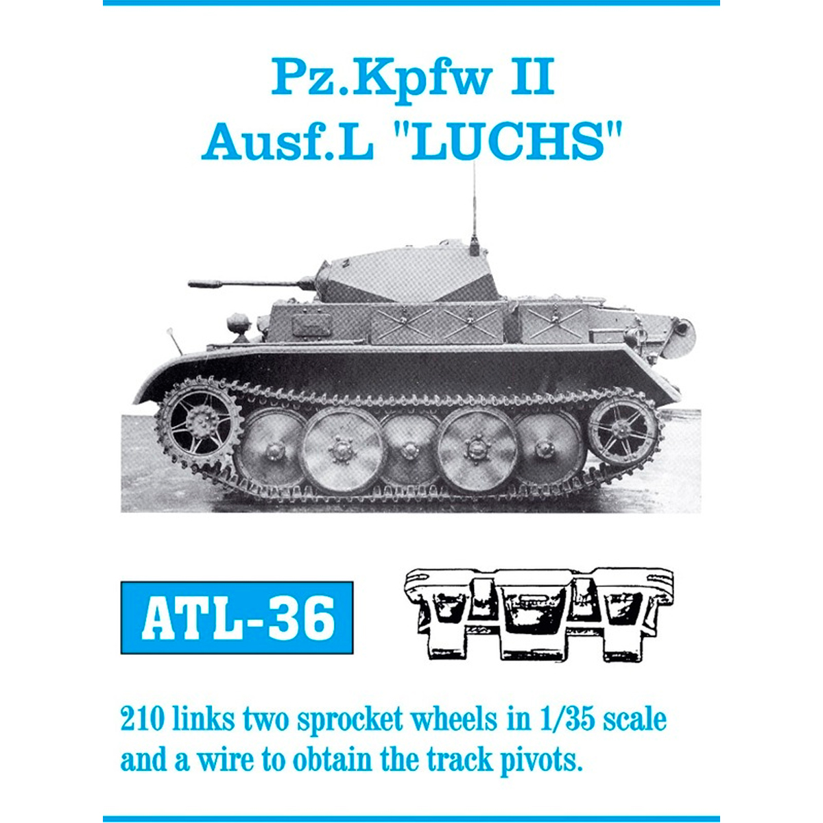 ak-interactive-1-35-metal-tracks-pzkpfw-ii-ausf-l-luchs image 1