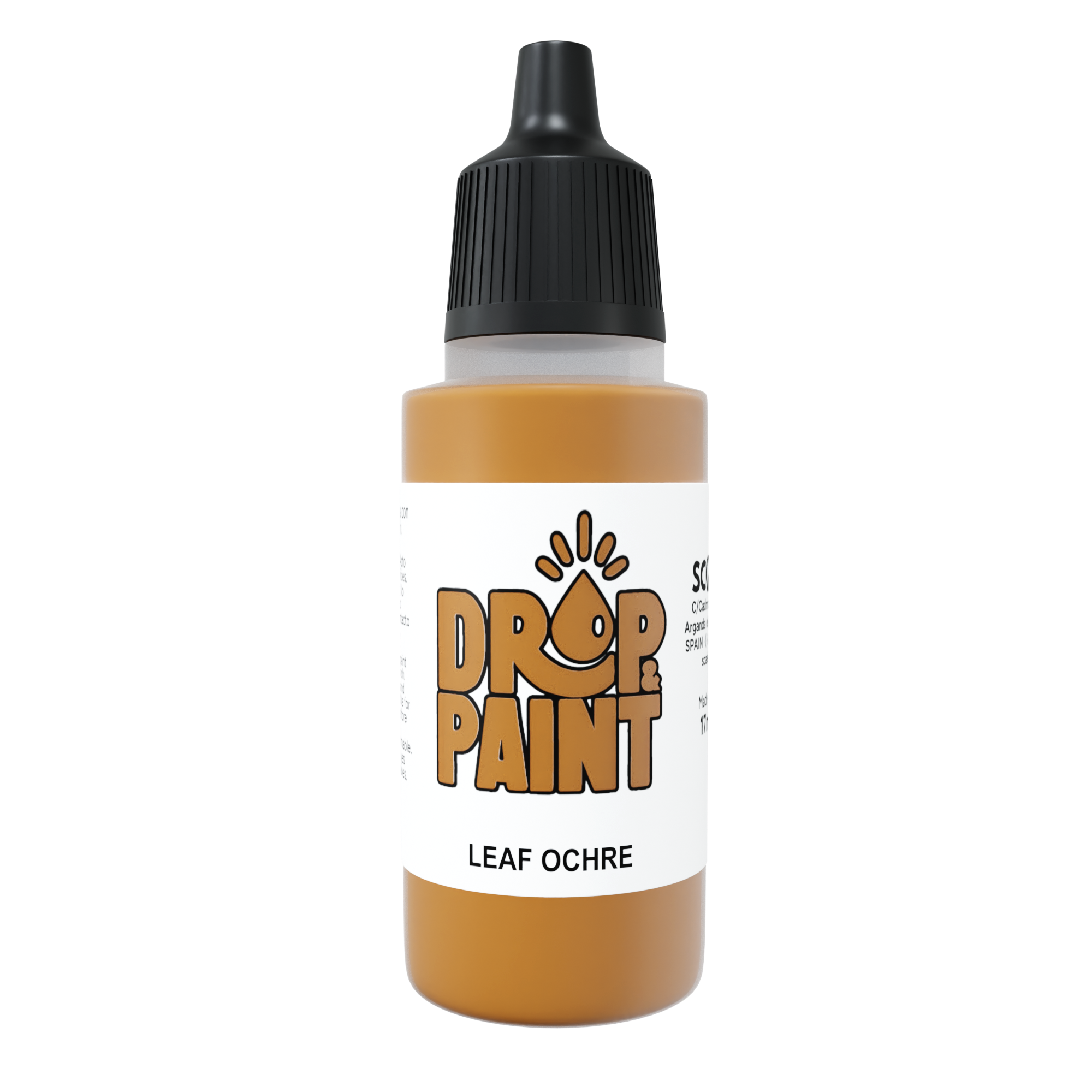 scale75-leaf-ochre-colore-acrilico-17ml-per-miniature-pennello-e-aerografo image 1
