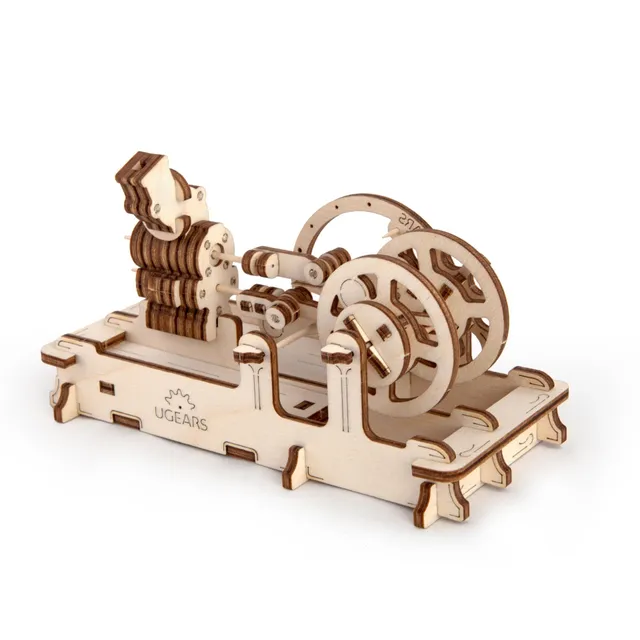 ugears-pneumatic-engine-motore-pneumatico-funzionante-in-legno-3d image 1