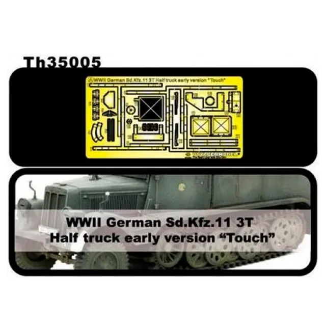ak-interactive-sd-kfz-11-3t-half-track-early-etching-1-35-set-fotoincisioni image 1