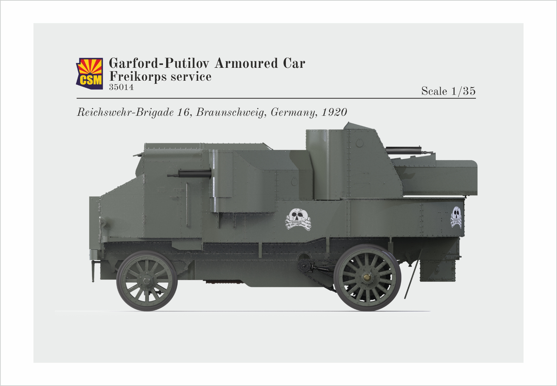 ak-interactive-garford-putilov-armoured-car-freikorps-service-1-35-kit-auto-blin image 2
