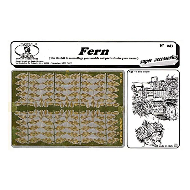 ak-interactive-felce-fern-1-35-accessorio-vegetazione-per-diorami image 1