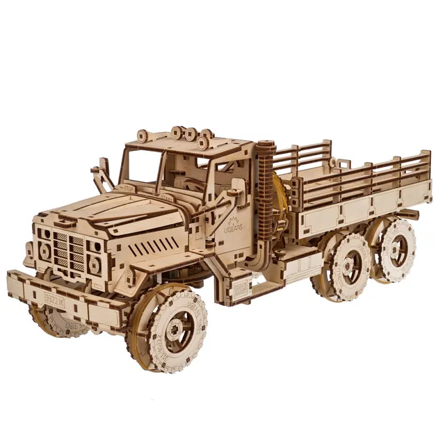 ugears-cargo-truck-camion-6x6-meccanico-in-legno-3d-avanzato image 1