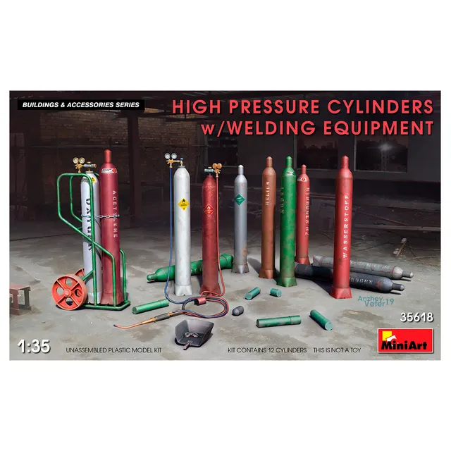 ak-interactive-1-35-high-pressure-cylinders-w-welding-equipment-kit-accessori image 1