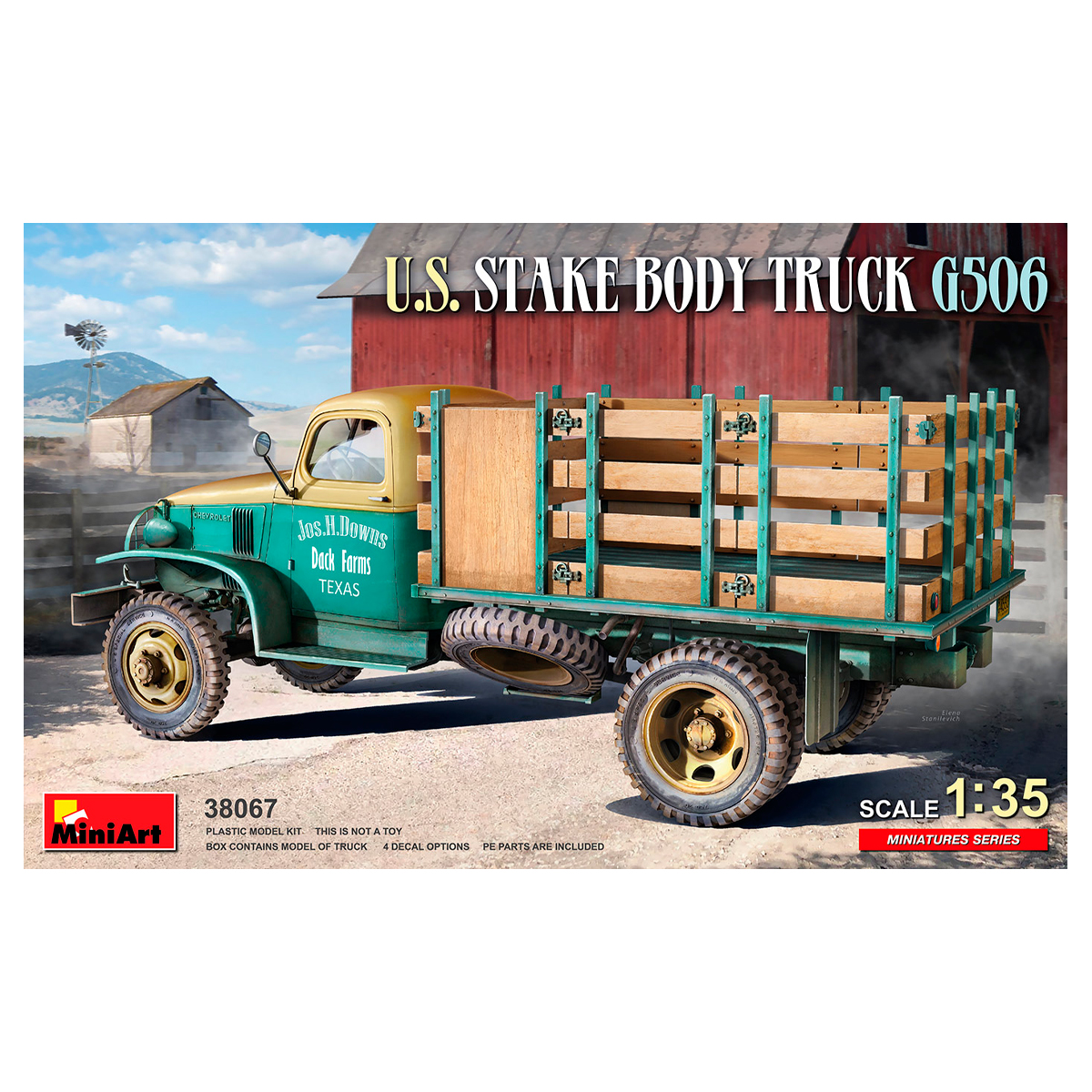ak-interactive-1-35-u-s-stake-body-truck-g506-kit-modellismo-camion-militare image 1