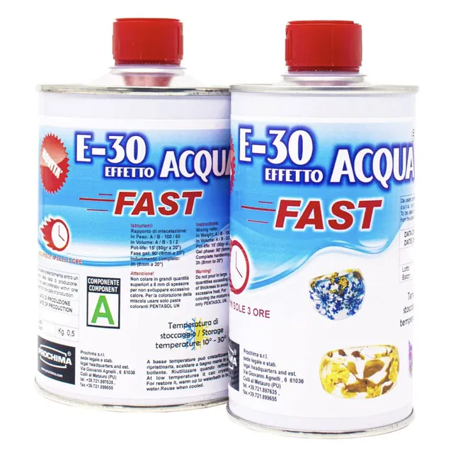 prochima-e-30-fast-resina-epossidica-trasparente-atossica-a-b-800-gr image 1