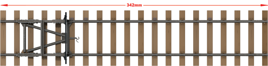 ak-interactive-1-35-railway-track-dead-end-binario-e-tronco-di-termine-scala-1-3 image 7