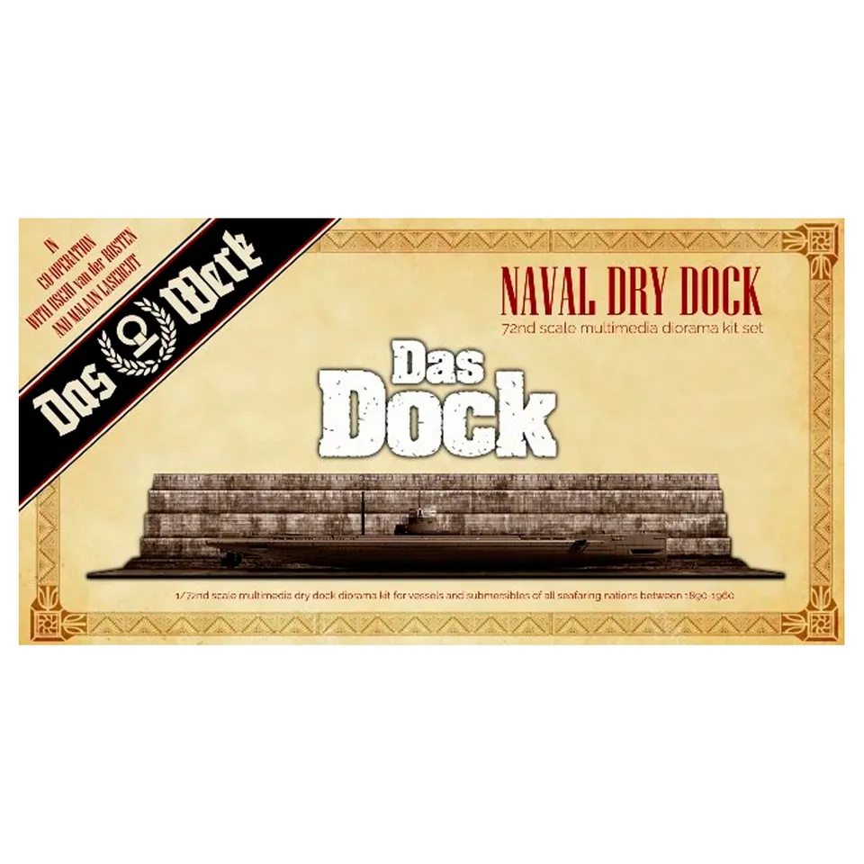 ak-interactive-naval-dry-dock-1-72-bacino-di-carenaggio-per-modellismo-navale-in image 1