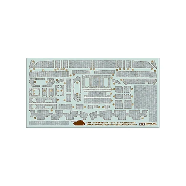 ak-interactive-1-48-panzer-iv-h-foglio-zimmerit-dettaglio-modellismo image 1
